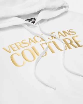 Sweat à capuche court avec logo