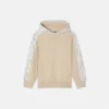 Sweat à capuche imprimé en jersey de coton pour enfant Sweat à capuche imprimé en jersey de coton pour enfant