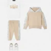 Sweat à capuche imprimé en jersey de coton pour enfant Sweat à capuche imprimé en jersey de coton pour enfant