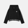 Sweat à capuche zippé en jersey de coton brodé pour enfant Sweat à capuche zippé en jersey de coton brodé pour enfant