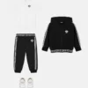 Pantalon de survêtement en jersey de coton brodé pour enfant