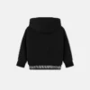 Sweat à capuche zippé en jersey de coton brodé pour enfant Sweat à capuche zippé en jersey de coton brodé pour enfant
