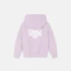 Sweat à capuche zippé en jersey de coton imprimé pour enfant Sweat à capuche zippé en jersey de coton imprimé pour enfant