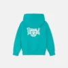 Sweat à capuche zippé en jersey de coton imprimé pour enfant Sweat à capuche zippé en jersey de coton imprimé pour enfant