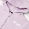 Sweat à capuche zippé en jersey de coton imprimé pour enfant Sweat à capuche zippé en jersey de coton imprimé pour enfant