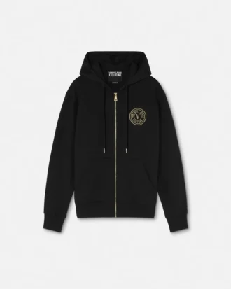 Sweat à capuche zippé V-Emblem