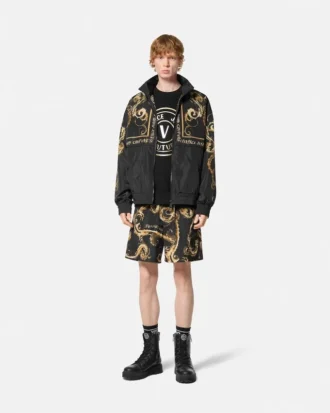 Sweat-shirt ample V-Emblem
