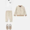 Pantalon de survêtement en jersey de coton jacquard pour enfant