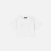 Sweat-shirt court en jersey de coton brodé pour enfant Sweat-shirt court en jersey de coton brodé pour enfant