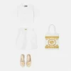 Short en jersey de coton brodé pour enfant Short en jersey de coton brodé pour enfant