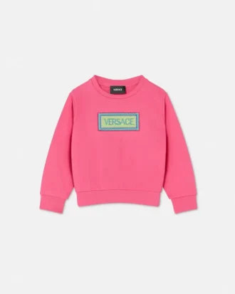 Sweat-shirt en jersey de coton brodé pour enfant