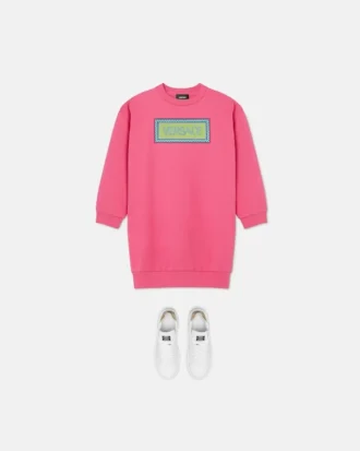 Sweat-shirt en jersey de coton brodé pour enfant