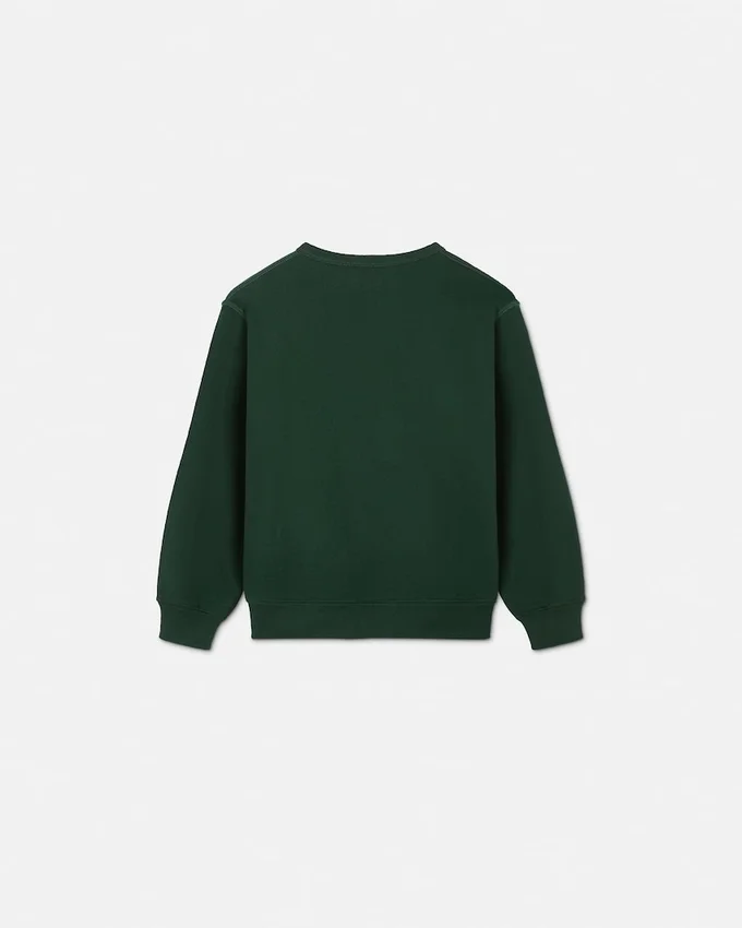 Sweat-shirt en jersey de coton brodé pour enfant Sweat-shirt en jersey de coton brodé pour enfant