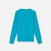 Sweat-shirt en jersey de coton imprimé et orné