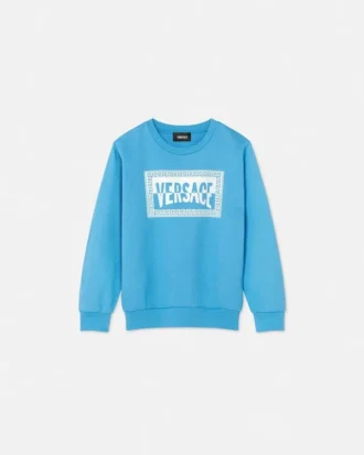 Sweat-shirt imprimé en jersey de coton pour enfant