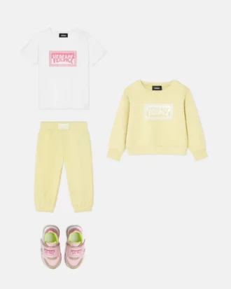 Sweat-shirt imprimé en jersey de coton pour enfant