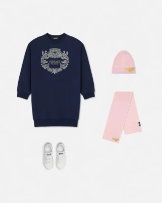 Sweat-shirt Versace Milano Kids en cristal