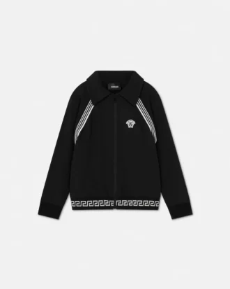 Sweat-shirt zippé en jersey de coton pour enfant