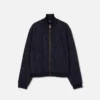 Sweat-shirt zippé en tissu éponge jacquard Barocco Sweat-shirt zippé en tissu éponge jacquard Barocco