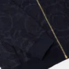Sweat-shirt zippé en tissu éponge jacquard Barocco Sweat-shirt zippé en tissu éponge jacquard Barocco