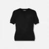 T-shirt ajusté en viscose stretch jacquard T-shirt ajusté en viscose stretch jacquard