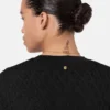 T-shirt ajusté en viscose stretch jacquard T-shirt ajusté en viscose stretch jacquard