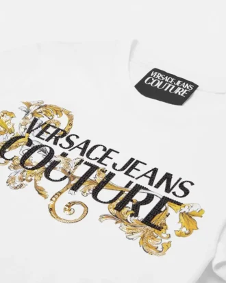 T-shirt Barocco à contours en cristaux
