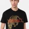 T-shirt brodé Versace Leopard T-shirt brodé Versace Leopard