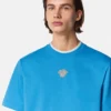 T-shirt carré brodé Medusa T-shirt carré brodé Medusa