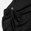 T-shirt drapé avec épingle de sûreté