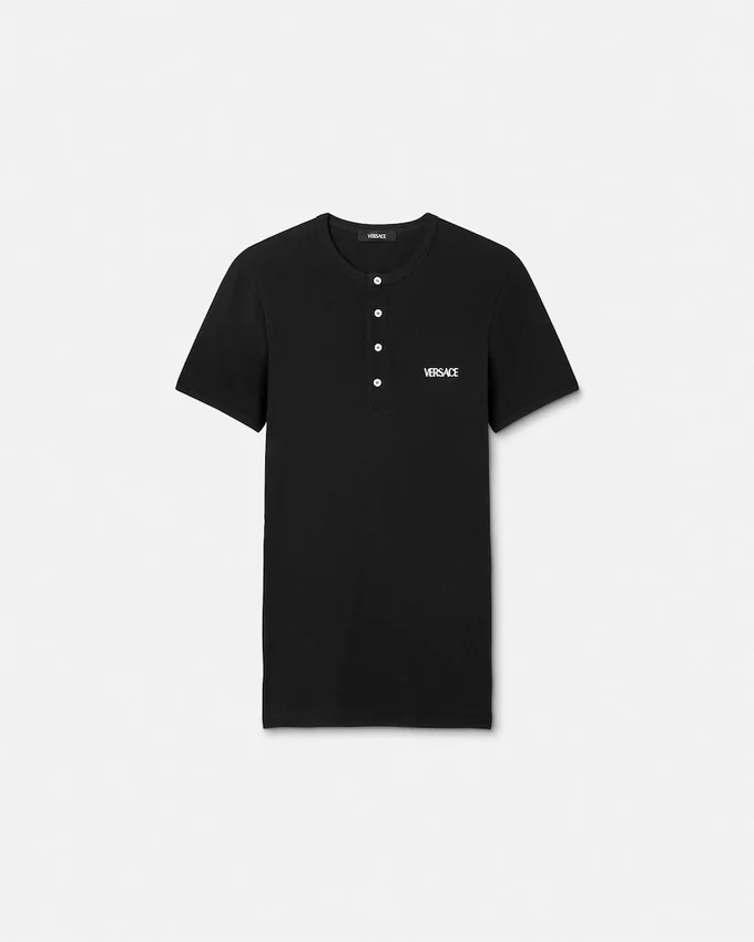 T-shirt en coton côtelé T-shirt en coton côtelé