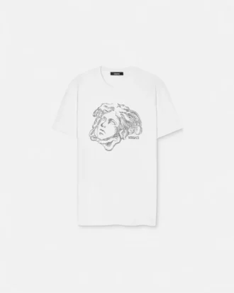 T-shirt en jersey de coton brodé