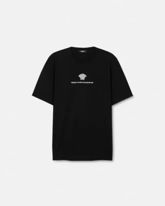 T-shirt en jersey de coton brodé