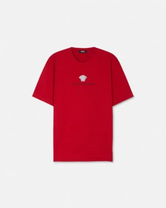 T-shirt en jersey de coton brodé