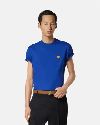 T-shirt en jersey de coton brodé