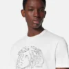T-shirt en jersey de coton brodé