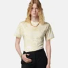 T-shirt en jersey de coton imprimé T-shirt en jersey de coton imprimé