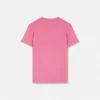 T-shirt en jersey de coton imprimé et orné
