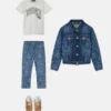 T-shirt en jersey de coton imprimé et orné pour enfants T-shirt en jersey de coton imprimé et orné pour enfants