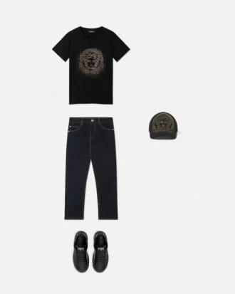T-shirt en jersey de coton orné pour enfant
