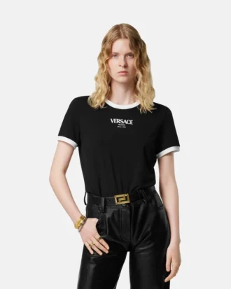 T-shirt en jersey de viscose extensible
