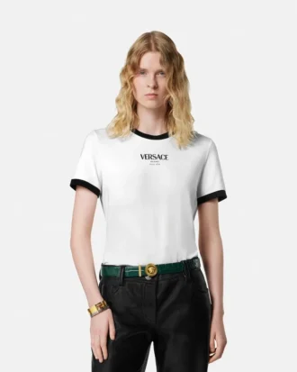 T-shirt en jersey de viscose extensible
