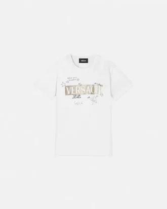 T-shirt imprimé en jersey de coton pour enfant