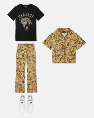 T-shirt imprimé en jersey de coton pour enfant