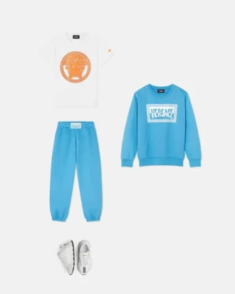 Sweat-shirt imprimé en jersey de coton pour enfant