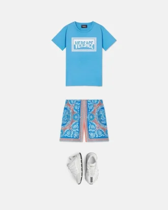 T-shirt imprimé en jersey de coton pour enfant