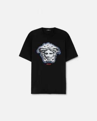 T-shirt régulier en jersey de coton imprimé