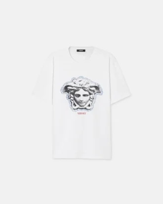 T-shirt régulier en jersey de coton imprimé