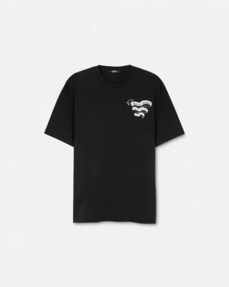 T-shirt régulier en jersey de coton imprimé