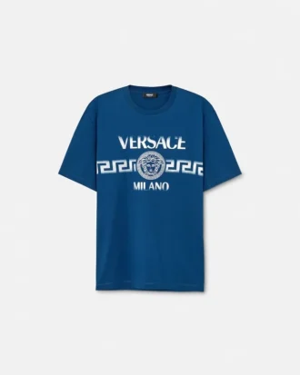 T-shirt régulier en jersey de coton imprimé